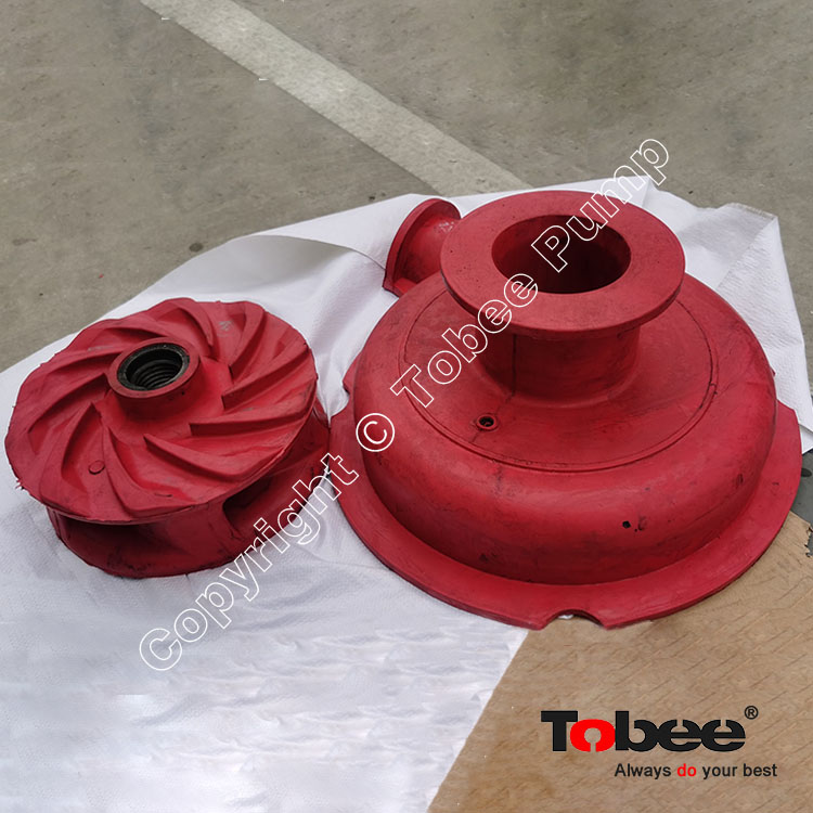 Centrifugal Heavy Duty Pump Rubber Impellers and Liner
