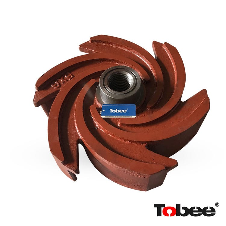 SB 6x5x11J Series Oil and Gas Centrifugal Sand Pump Impeller