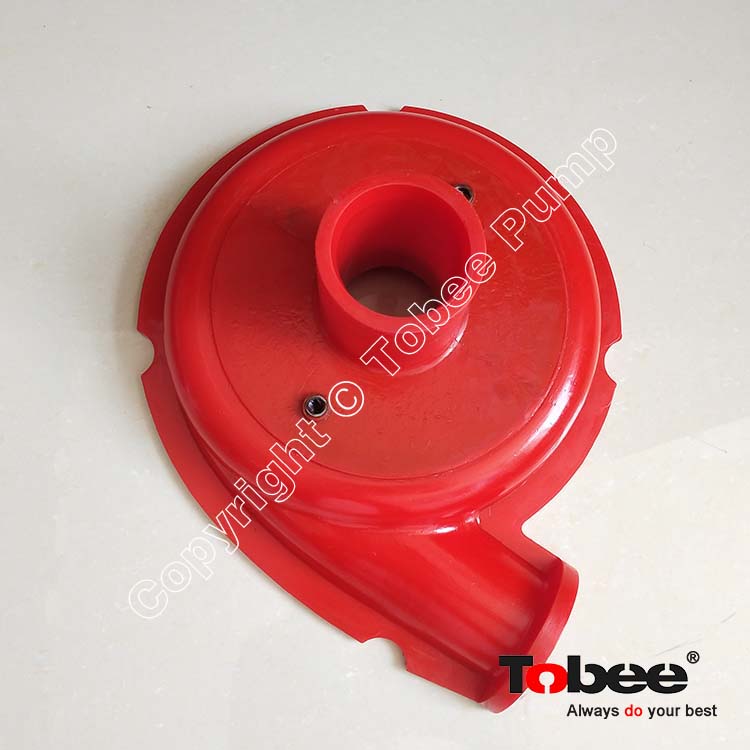 Slurry pump wetted parts cover plate liner