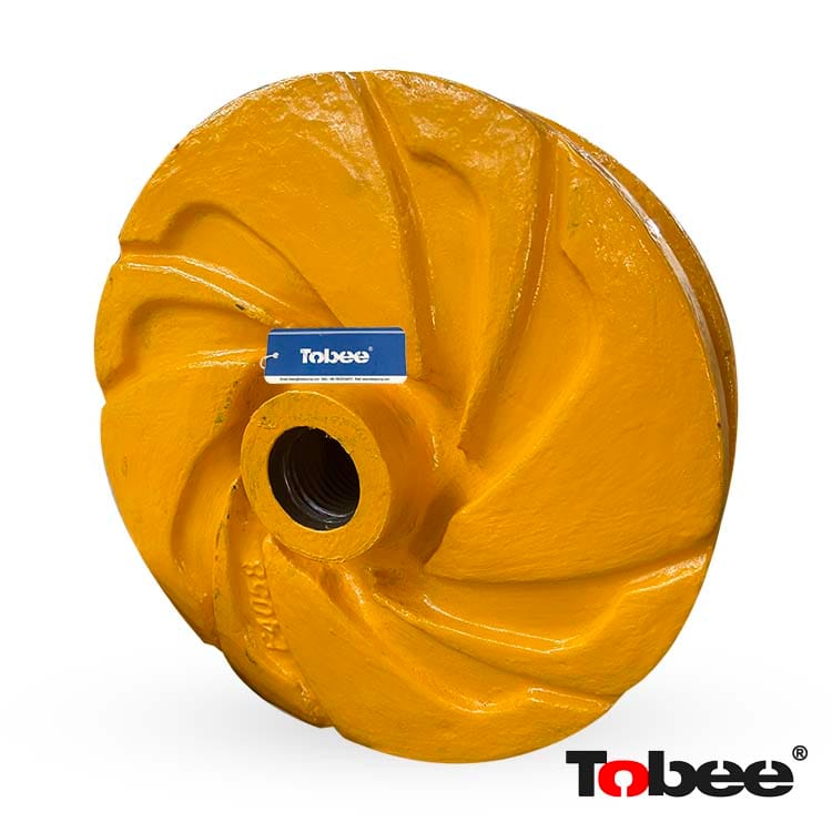 Mining Sewage Pump Parts 6 Vanes Metal Impeller E4058