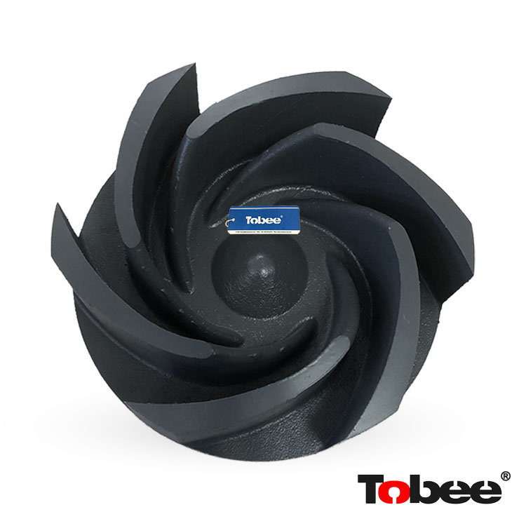H2525-A0-30 Ductile Hard Iron Impeller used for 2500 Supreme 8x6x14 Centrifugal Pump
