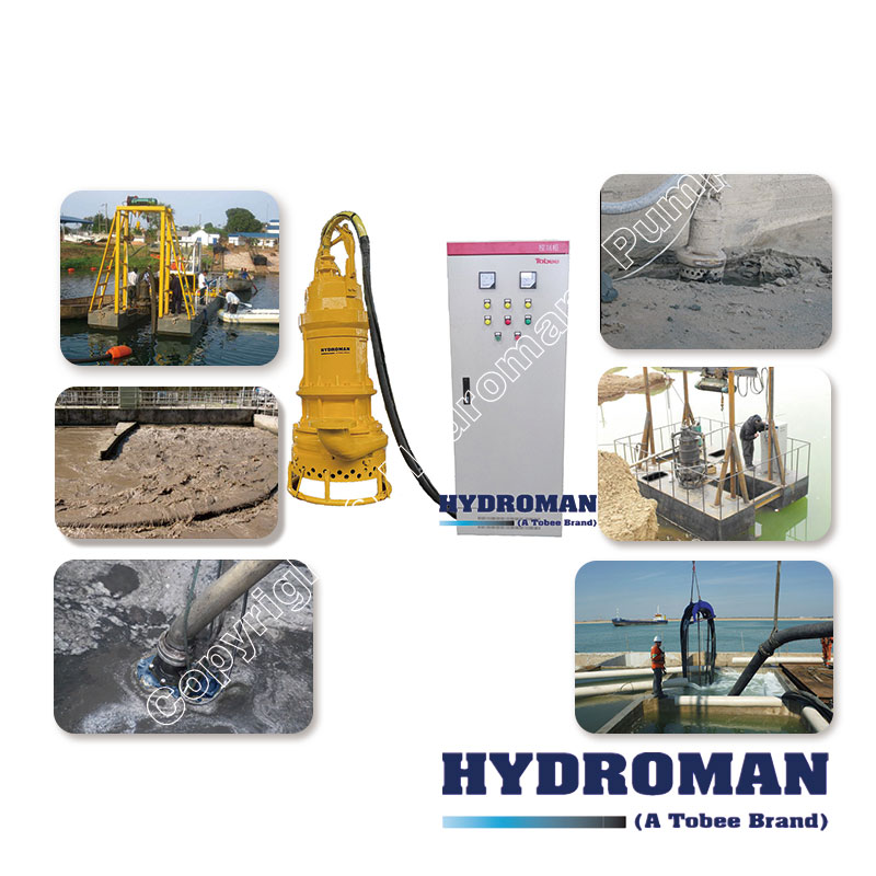 Submersible Dredging Sand Pump with Stainless Steel for Sea Water Submersible High Head Slurry Pump for Pumping Industrial Effluents
