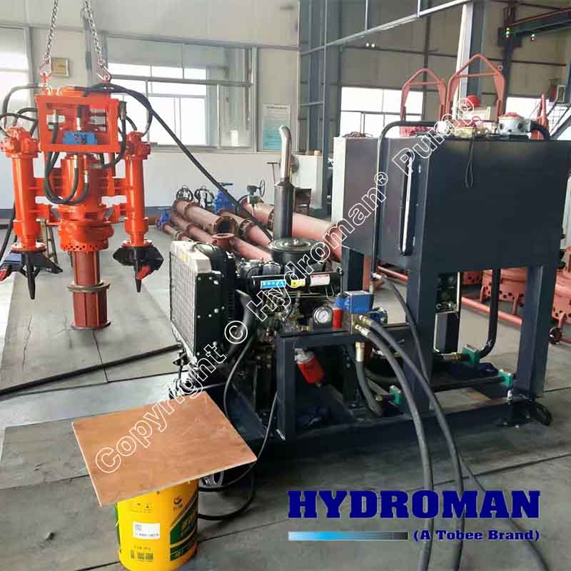 Hydraulic dredge sludge pump