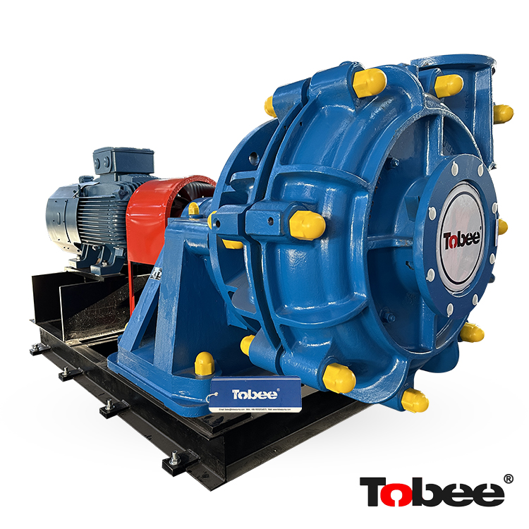 THR10x8ST Rubber Lined Horizontal Centrifugal Slurry Pumps