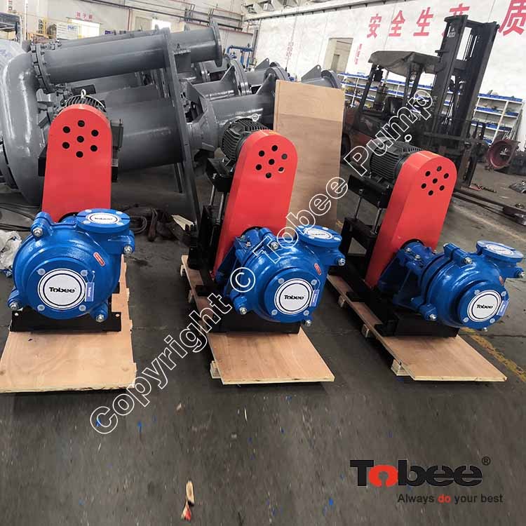 abrasive slurry pump with motor