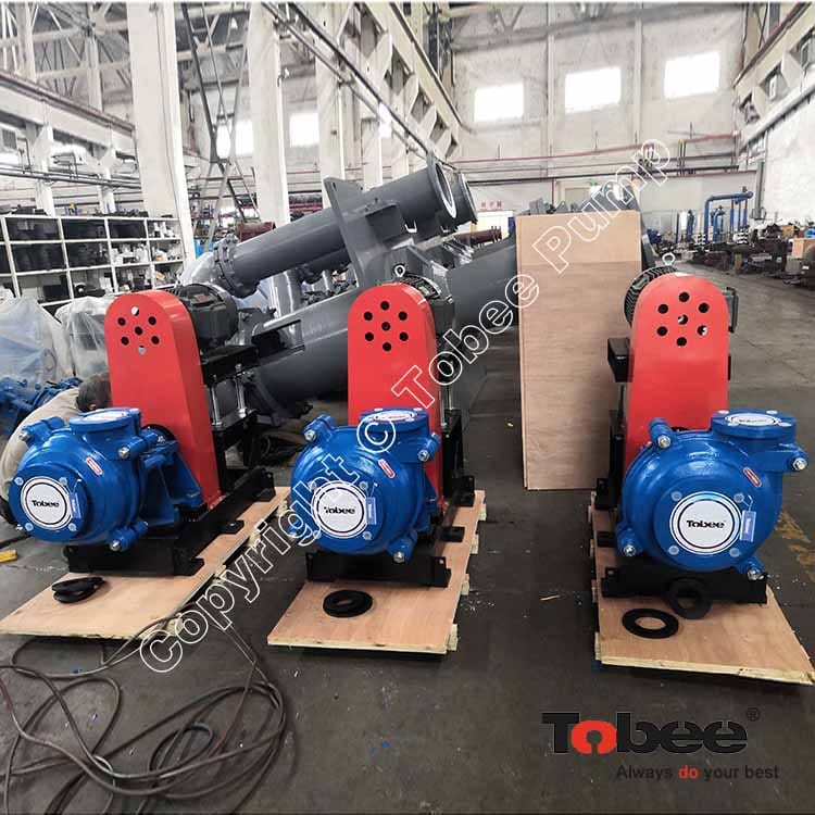 Head mounted horizontal slurry pump