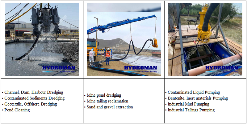 Hydraulic Submersible Dredging Pump with Excavators for Pumping Sludge