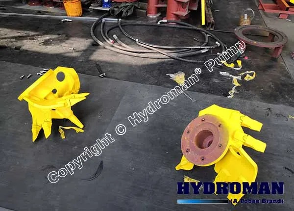 Submersible Sand Pumpwith Diesel Driven Hydraulic Power Pack Hydraulic Submersible Mud Dewatering Pump for Coal Cleaning Pool