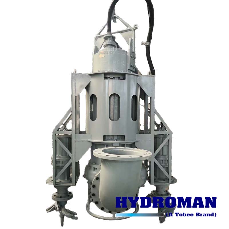 Sand Mining Submersible Sludge Suction Pump with Side Cutters and Jet Ring
