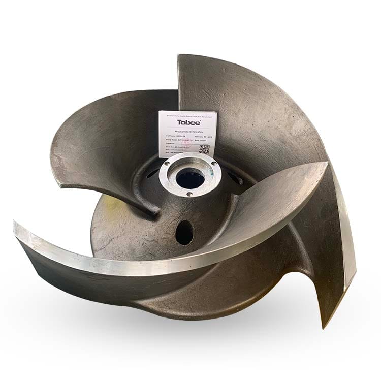 ACP300-400 Paper Pulp Pump Impellers Spares Parts