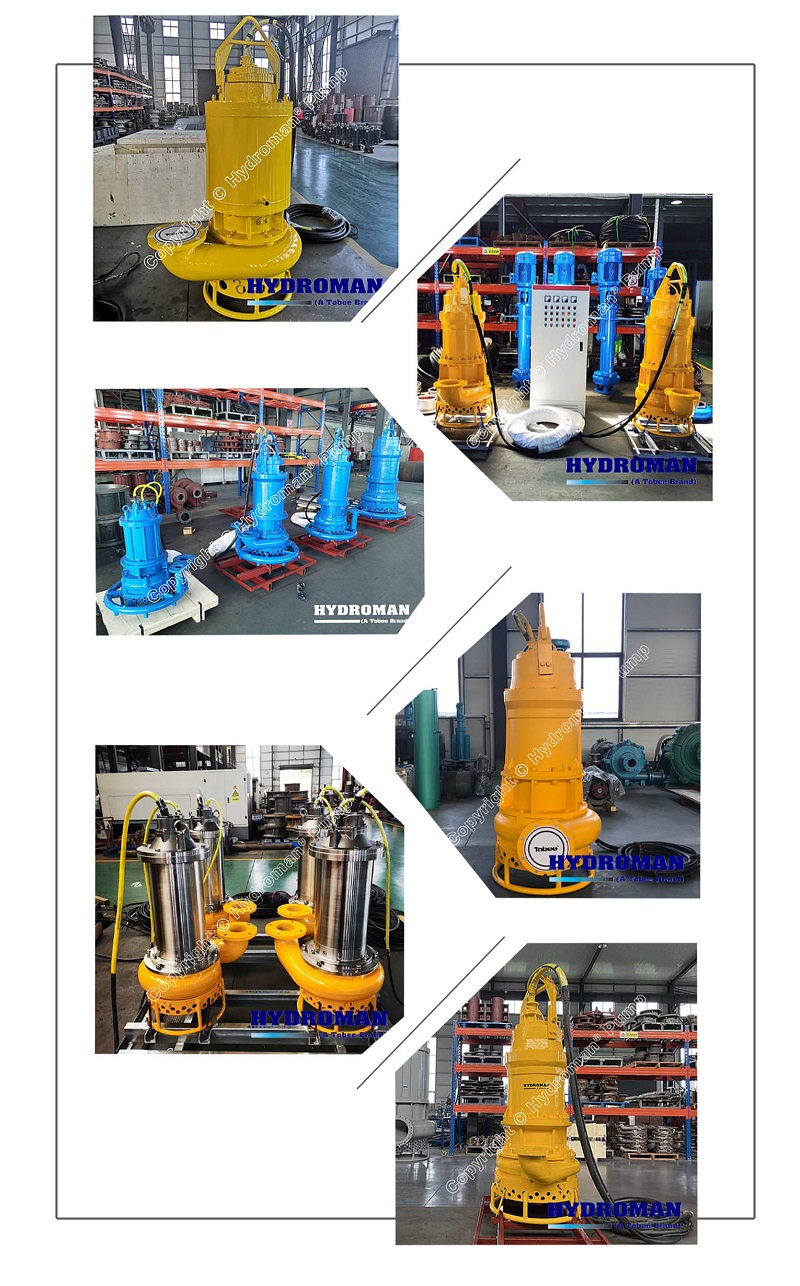 Electric Submersible Mud Recycling Slurry Pump for Dredging of Canals and Harbors