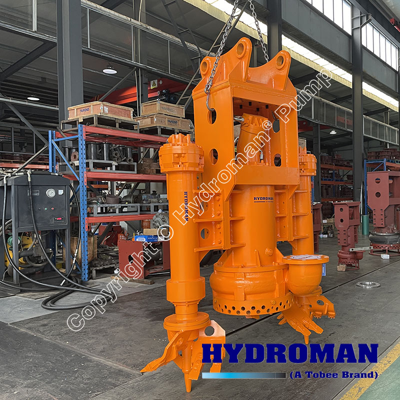20 Tons Excavator Mounted hydraulic submersible dredge pump