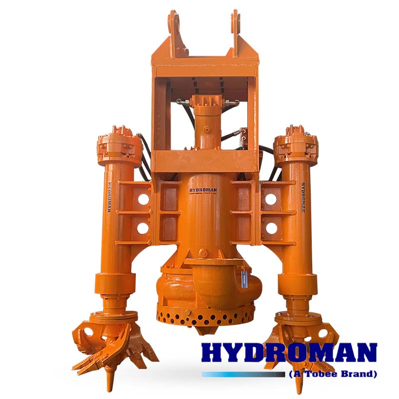 Hydraulic Driven Submersible Sand Dredging Pump with Side Excavators