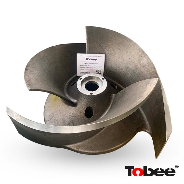 ACP300-400 3Vanes Full-open Impeller in Chemical Pulp Stock Processing Pumps