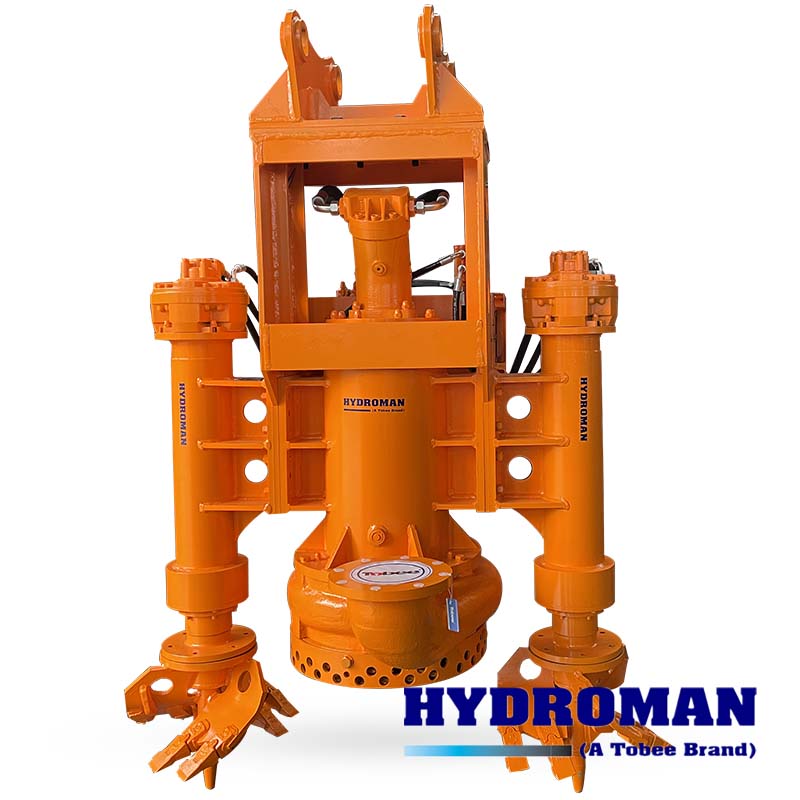 20-Tons Excavator Mounted Hydraulic Submersible Slurry Pump for Harbour Desilting