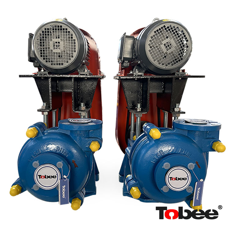 Tobee 1.5x1B-AH Rubber Pumps with Metal Impeller 