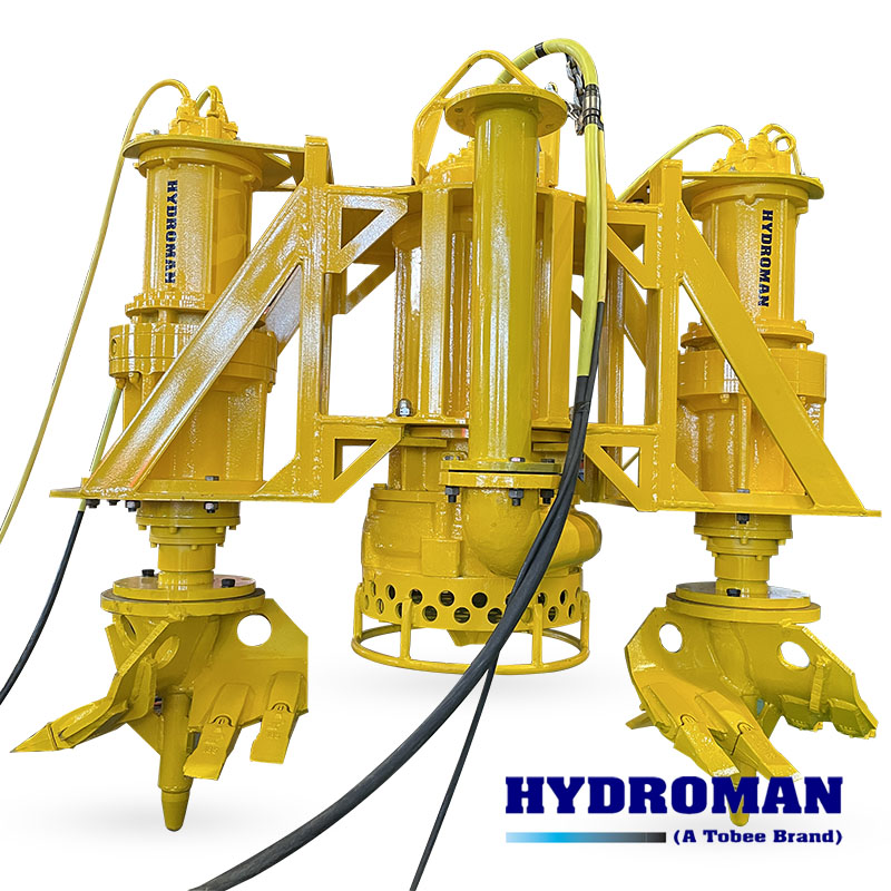 Electric Submersible Dredging Sand Pump with Side Cutters for Underwater Dredging