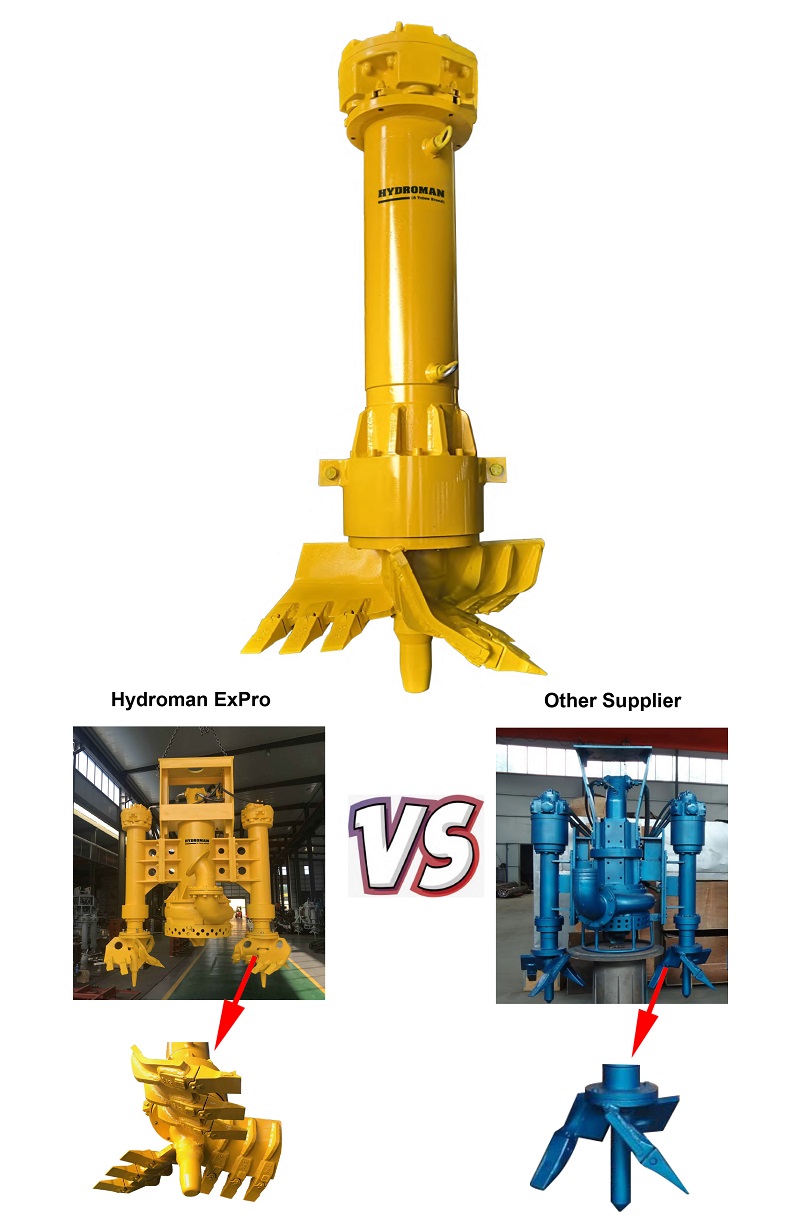 Hydraulic Submersible Sand Slurry Dredge Pump For Excavator