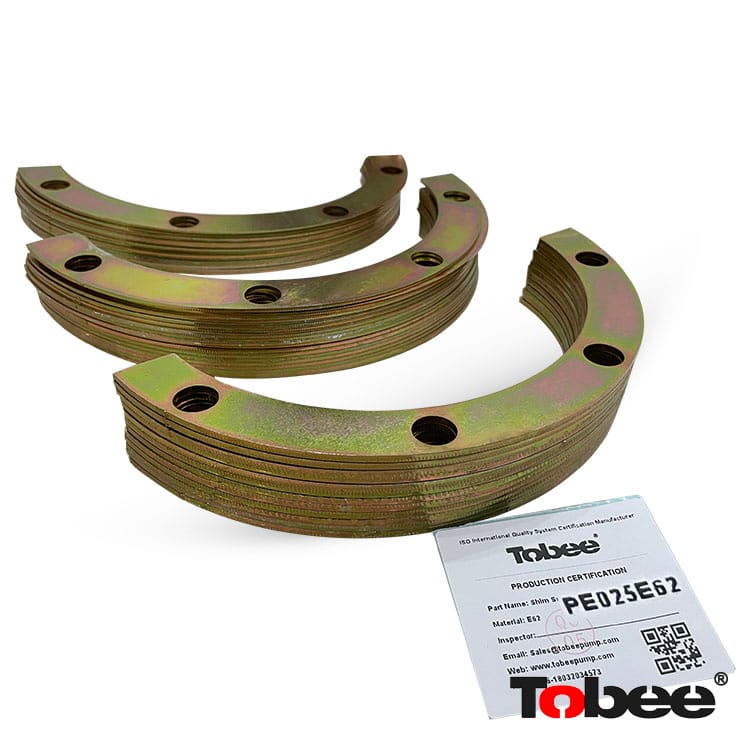 PE025E62 Shim Set slurry pump parts 