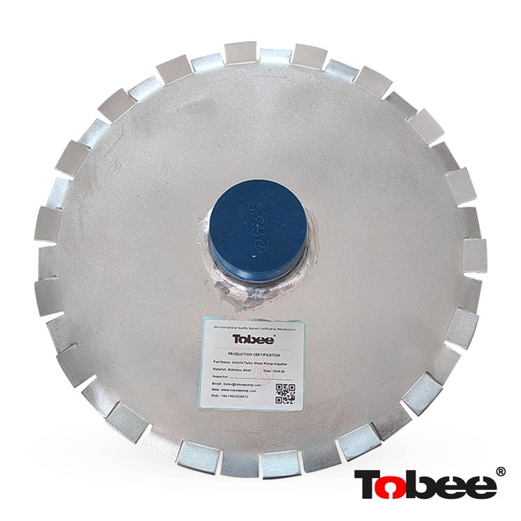 Sandman Mission 2500 Supreme 6x5x14 Turbo Shear Pump Impeller 