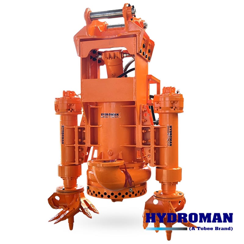 Hydraulic Submersible Sand Dredging Pump Sediment Cleaning Pump for All Tons of Excavators