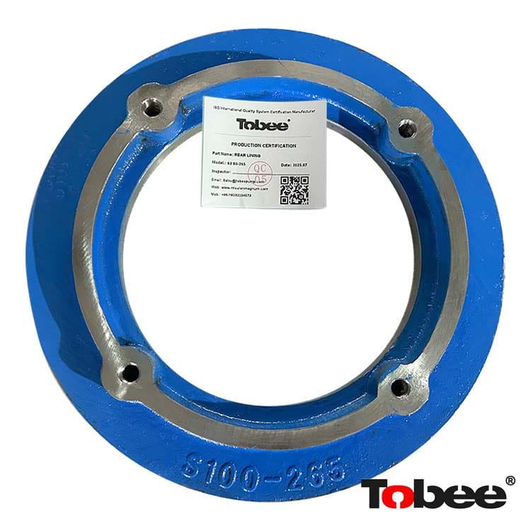 Andman&reg; Rear Lining Spares for S3 100-265 Pulp Processing Pumps