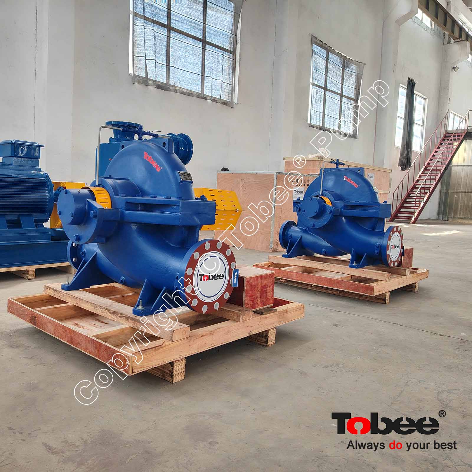Tobee Horizontal Split Case Fire Pump in Double Suction