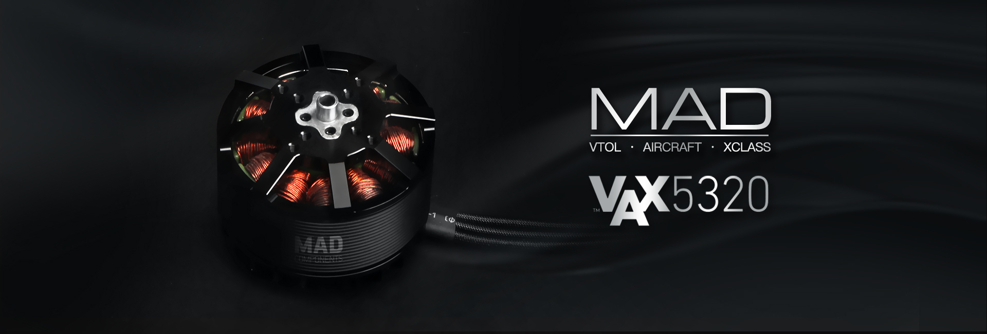 MAD VAX 5320 is designed for VTOL,AIRCRAFT,XCLASS to carry of 8-10 kg, supports 12S voltage.