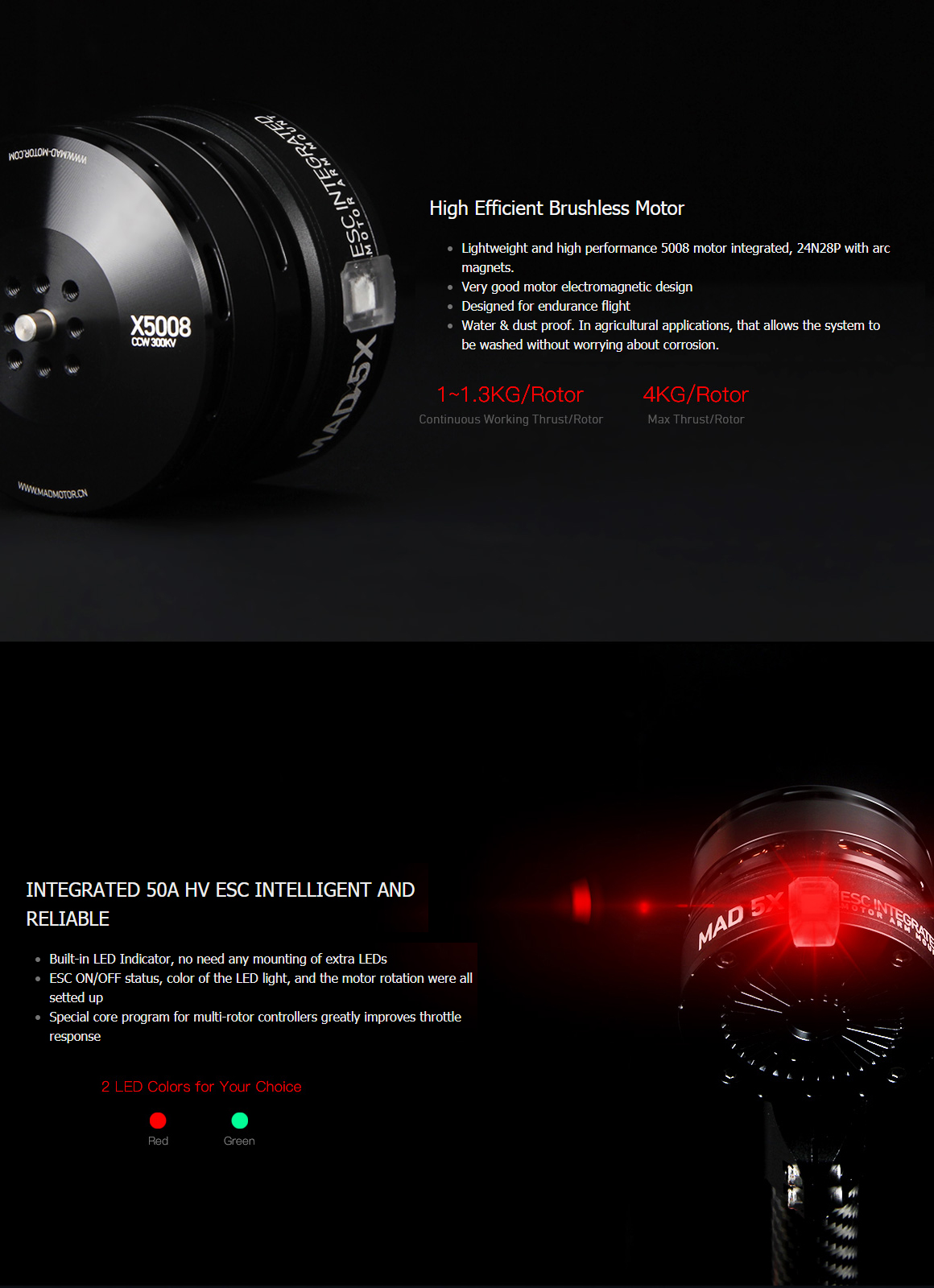 MAD 5X 5008 Tuned Propulsion System