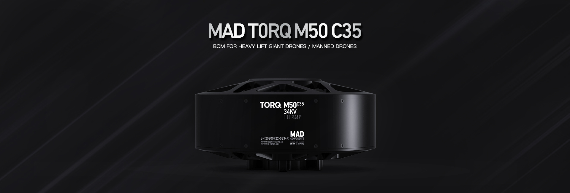 MAD M50C35 PRO EEE ENTHUSIASTS EXTREME EDITION Long Range Drone Propulsion System