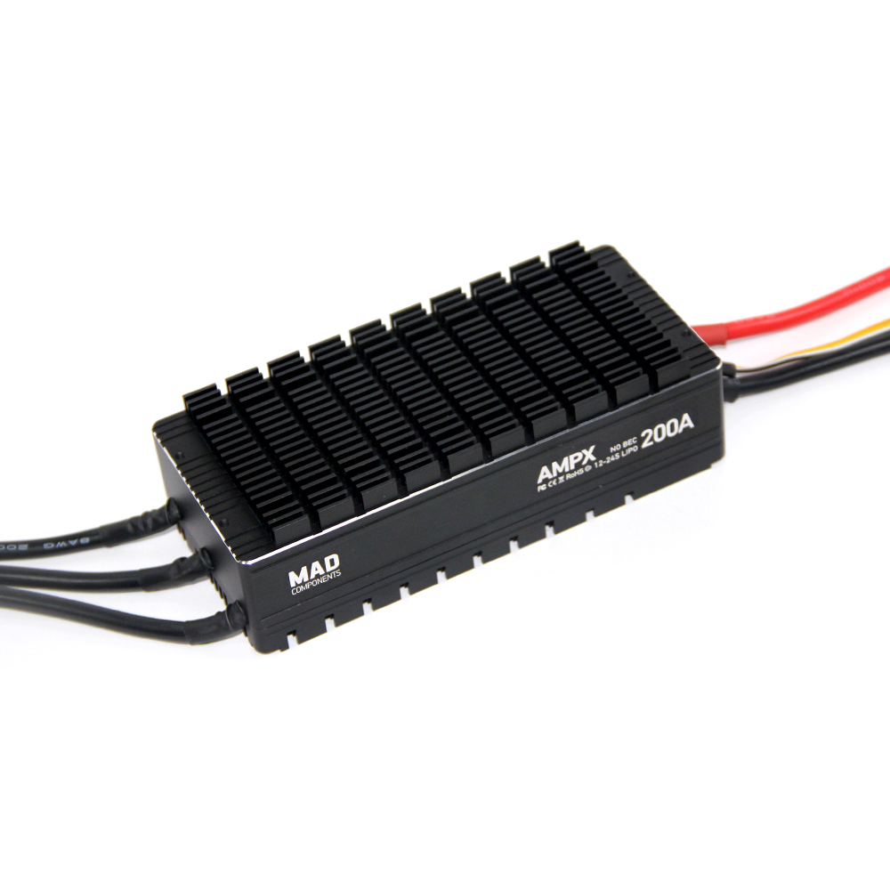 MAD AMPX  200A(12-24S) HV ESC for planecopter cargon aeroplane helicopter rcmanned drone