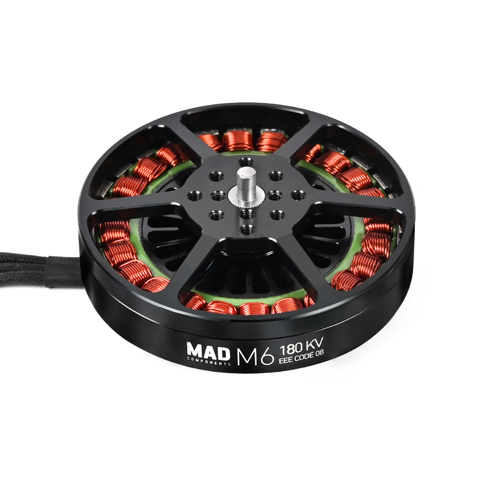 MAD M6C08 EEE brushless motor for the long flight time multirotor hexacopter octocopter