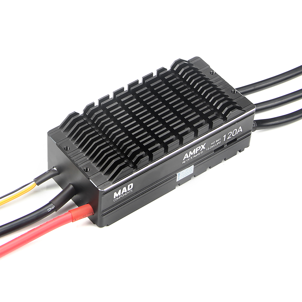 MAD AMPX ESC 120A HV(12-24S)-Black for the cargo drone