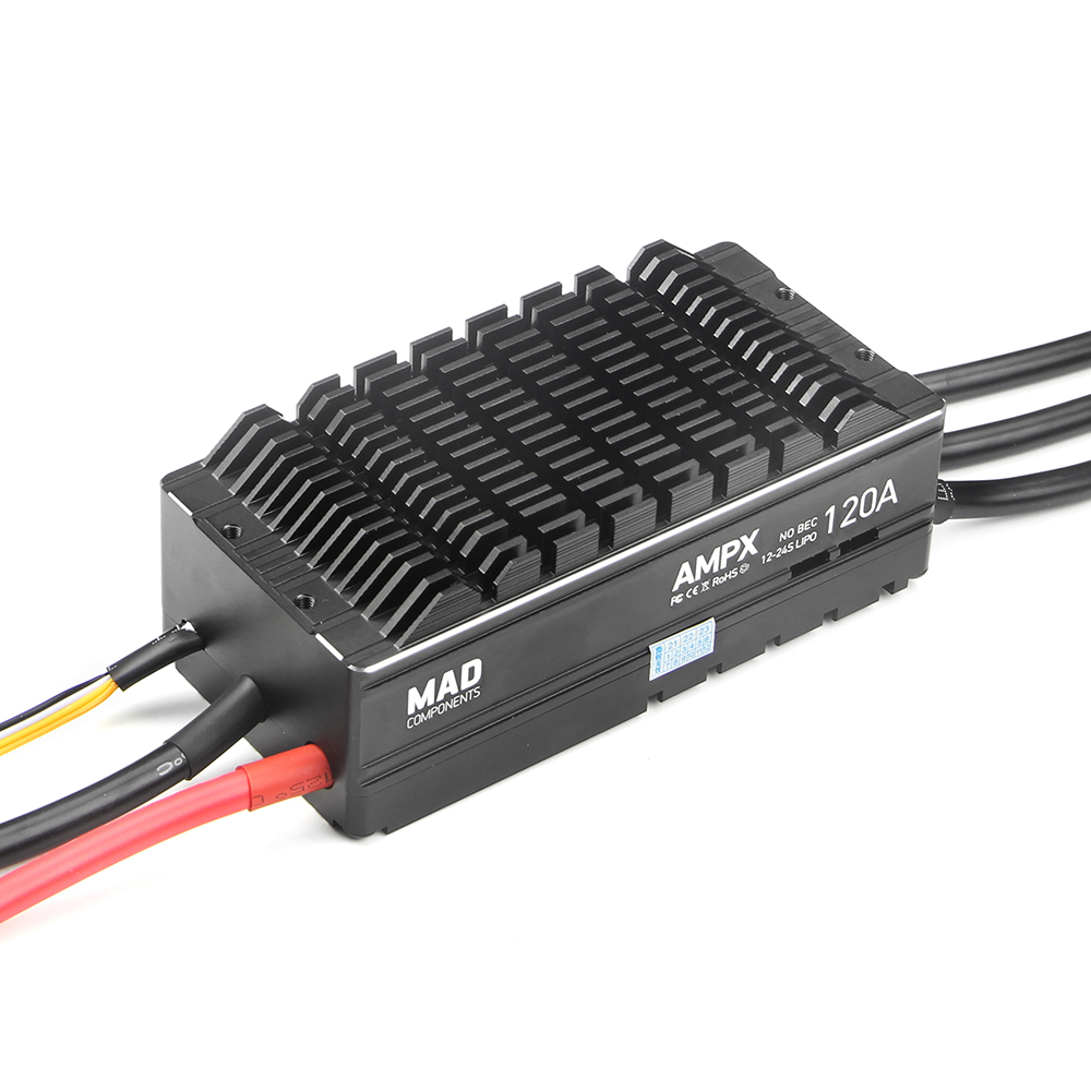 MAD AMPX ESC 120A HV(12-24S)-Black for the cargo drone