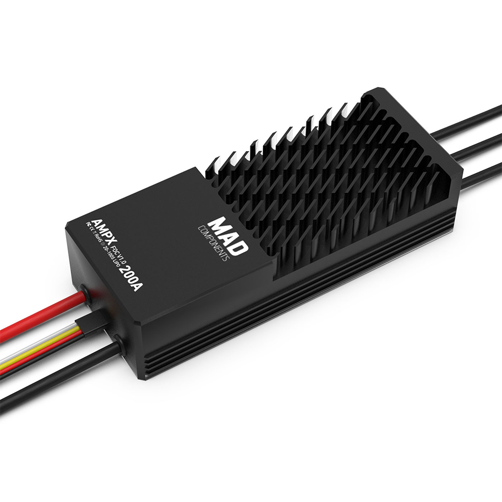 200A 6-14S FOC ESC for the professional drone, multirotor turned drone arm set Powertrain