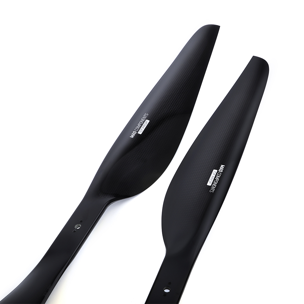 FLUXER Glossy 22x7.2" inch carbon fiber for large and heavy delivery drone multirotor