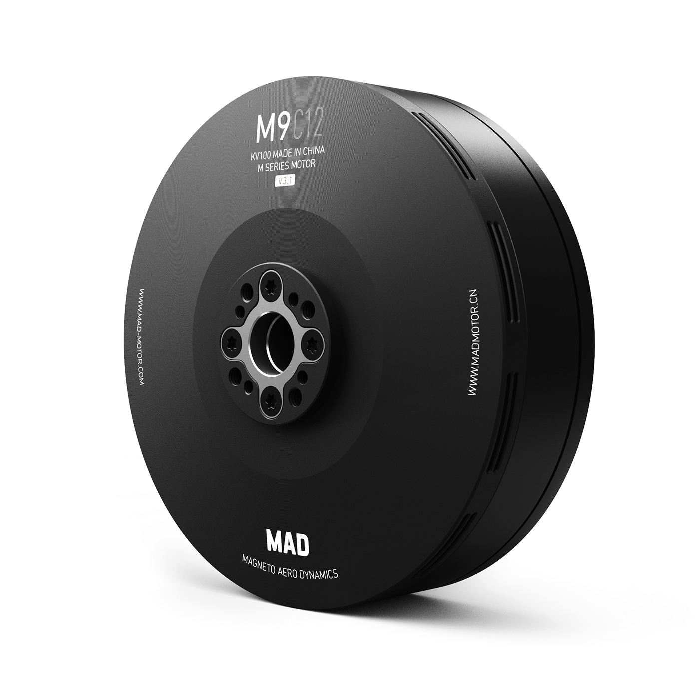 MAD Components M9C12 IPE V3.1 reliable brushless motor for heavy hexacopters, octocopters, and drones used in applications such as sprayer farming, agriculture, firefighting, and tethered operations