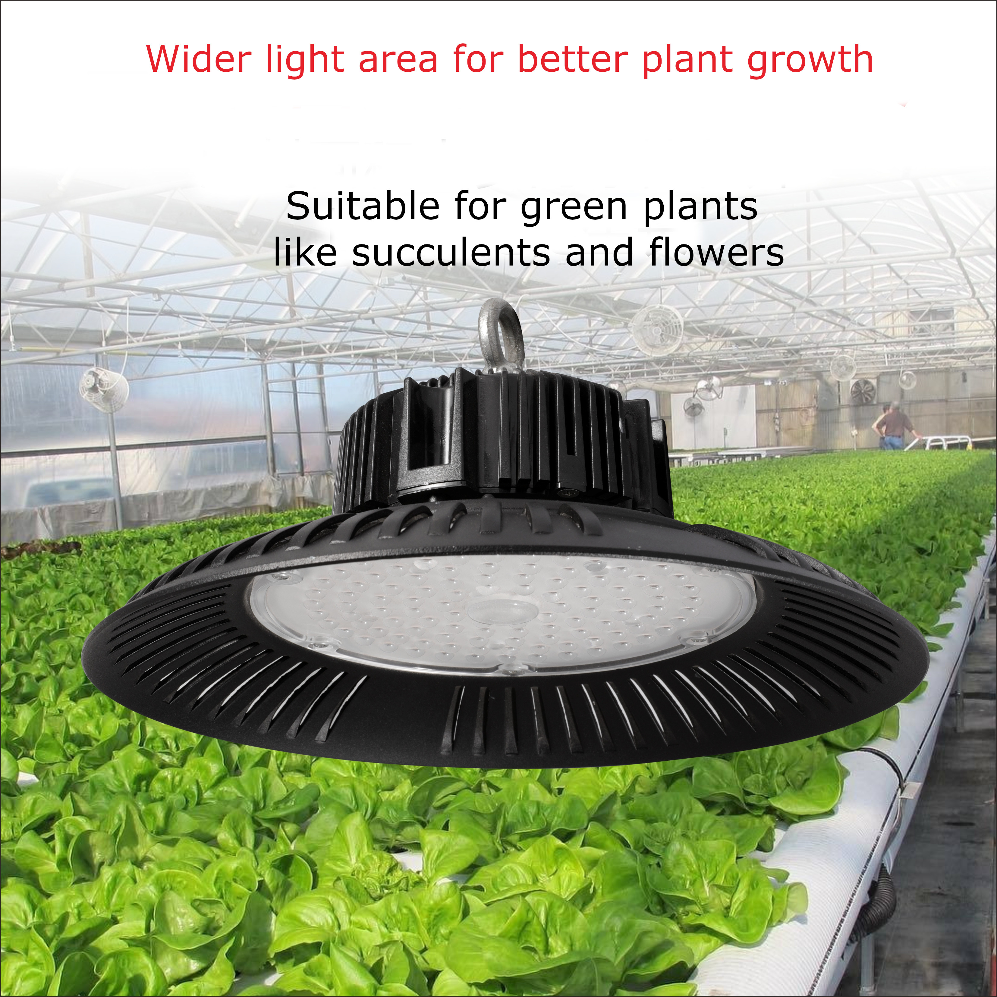 Led UFO plant grow light 150W with New Diodes & IR Lights Full Spectrum Veg Bloom Growing Lamps for Indoor Plants Seeding Flower Led Plant Light Fixture