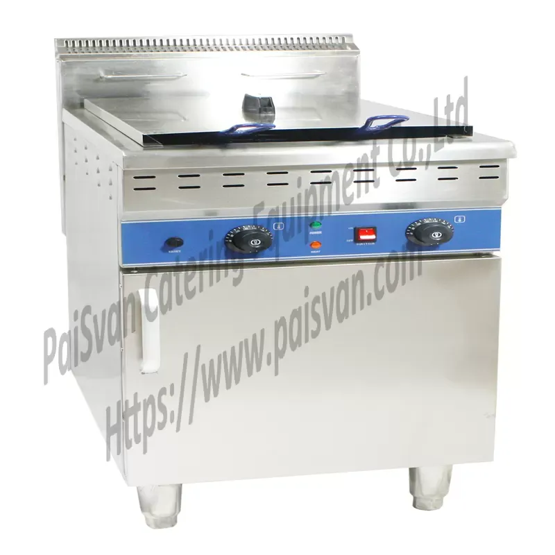Commercial Electric Pressure Deep Donut Fryer EF-162V/C for Sale-0878
