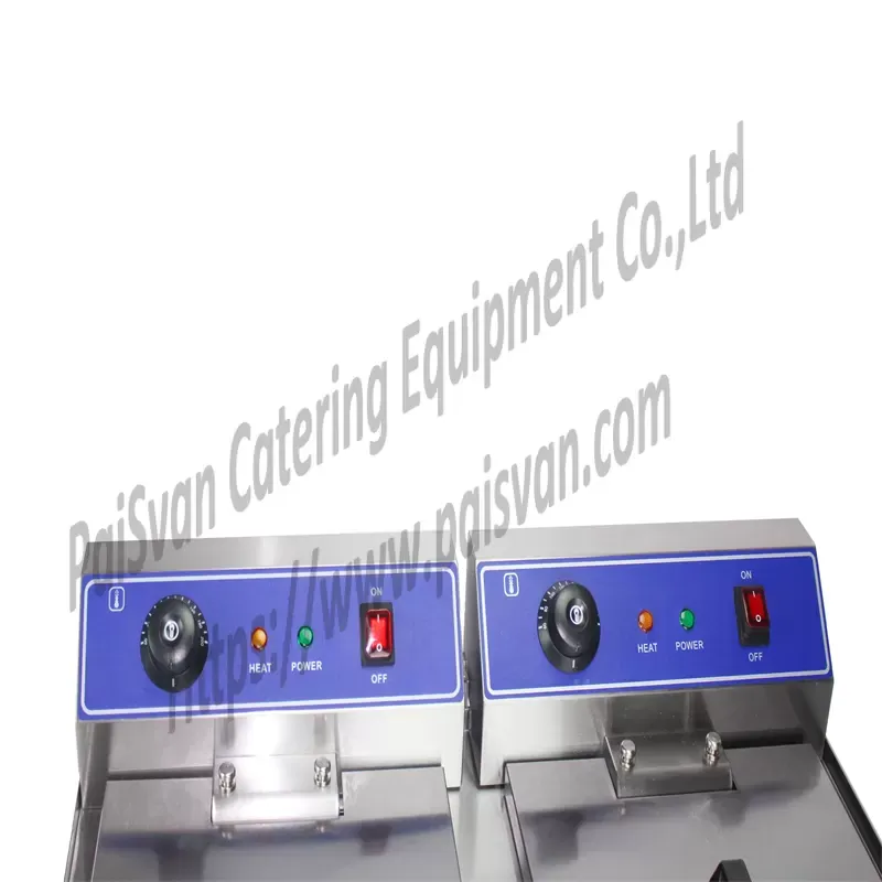 Commercial Electric Pressure Deep Donut Fryer EF-101V with Valve-3586