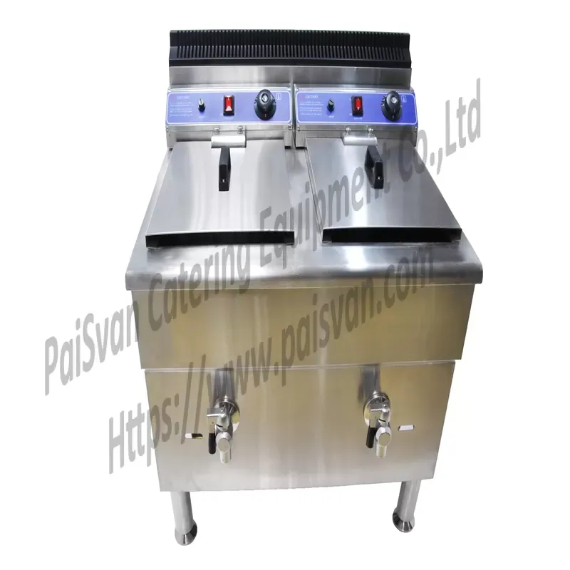 Commercial Cast Iron Table Top Gas Deep Fryer GF-171 with Valve