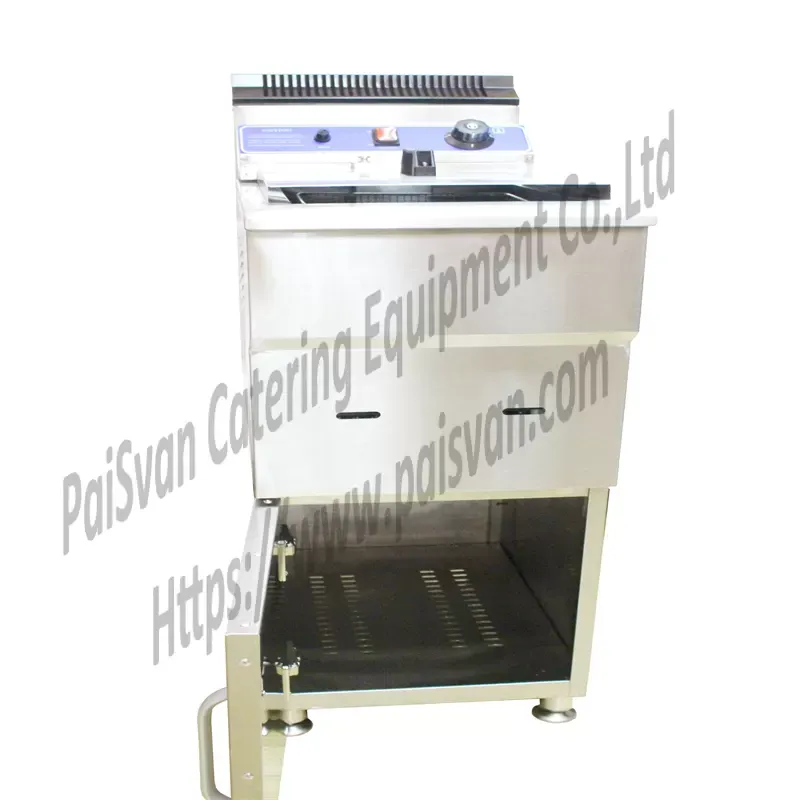 Commercial Cast Iron Table Top Gas Deep Fryer GF-182 with Valve-8584