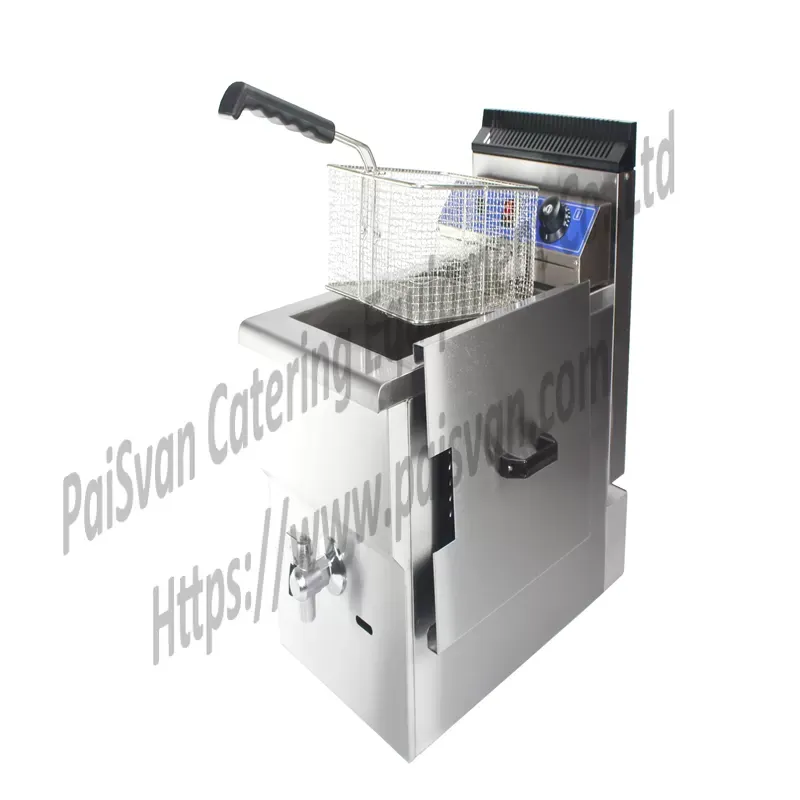 Commercial Cast Iron Table Top Gas Deep Fryer GF-171 with Valve-7210