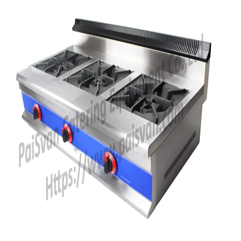 Portable Stainless Steel Commercial Gas Burner Stove GBR-2H for Sale-5023