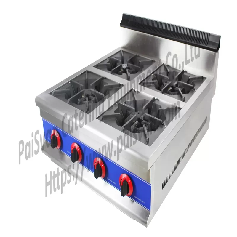 Portable Stainless Steel Commercial Gas Burner Stove GBR-4 for Sale