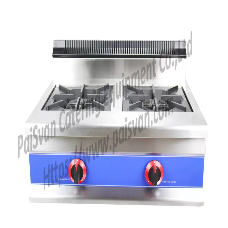 Portable Stainless Steel Commercial Gas Burner Stove GBR-2H for Sale