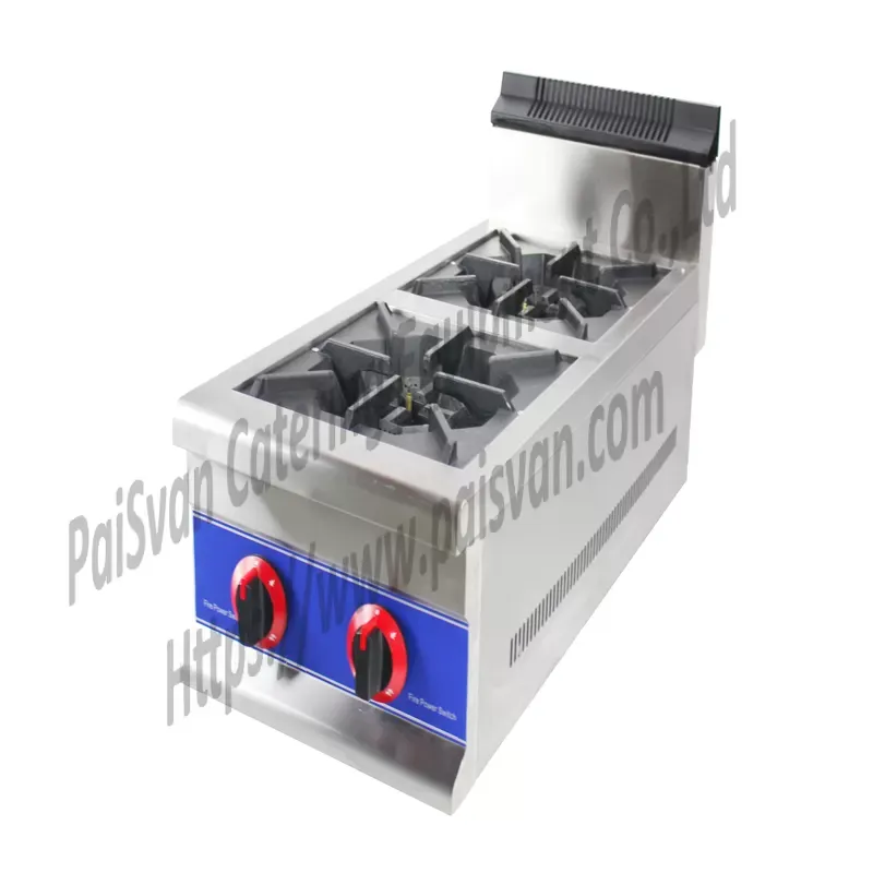 Portable Stainless Steel Commercial Gas Burner Stove GBR-2 for Sale