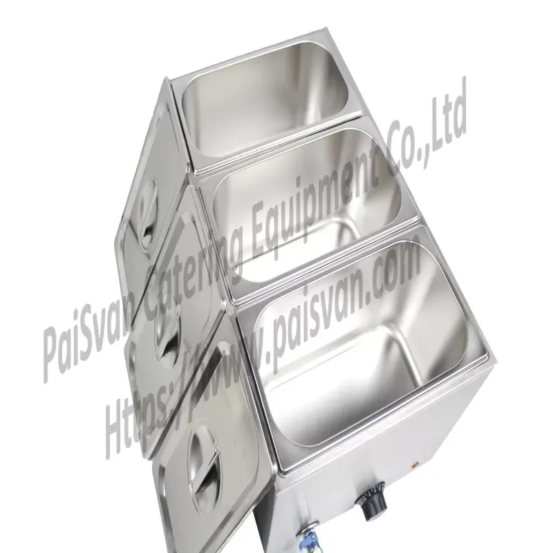 Table Top Stainless Steel Electric Buffet Bain Marie Food Warmer BM-3V
