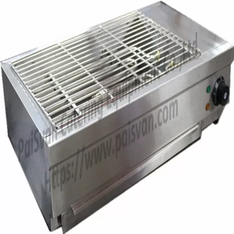 Table Counter Top Commercial Electric Smokeless Barbecue Grill Oven EB-210 With Oil Pan for BBQ party-3027
