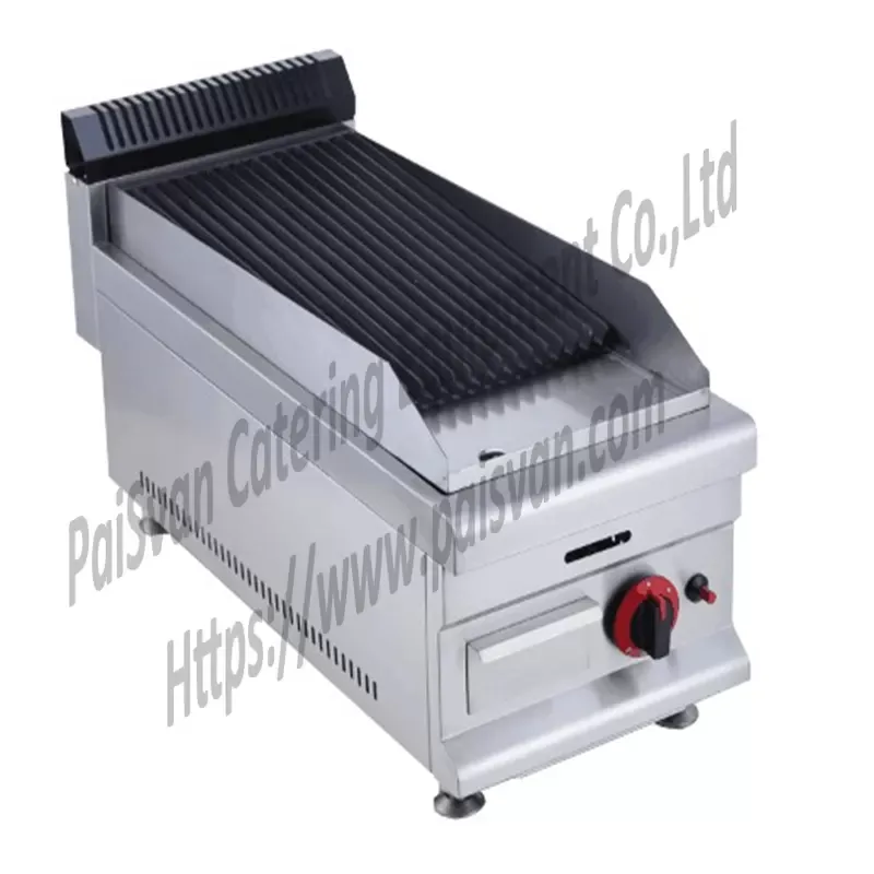 High Quality Table Top Gas Cast Iron Barbecue Lava Rock Grill Machine GL-368